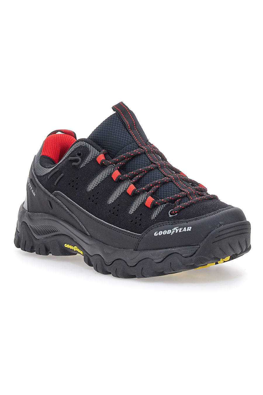 Scarpe da Trekking nere con dettagli rossi Goodyear 41029