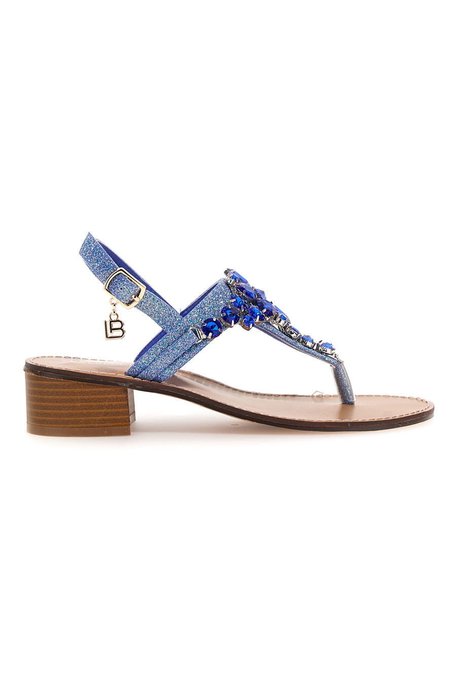 Sandali Gioiello Laura Biagiotti 8077 Blu Royal