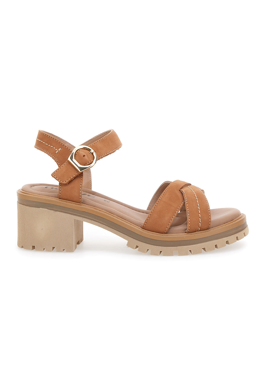 Sandalo in Pelle Cognac Pittarello Active 2302