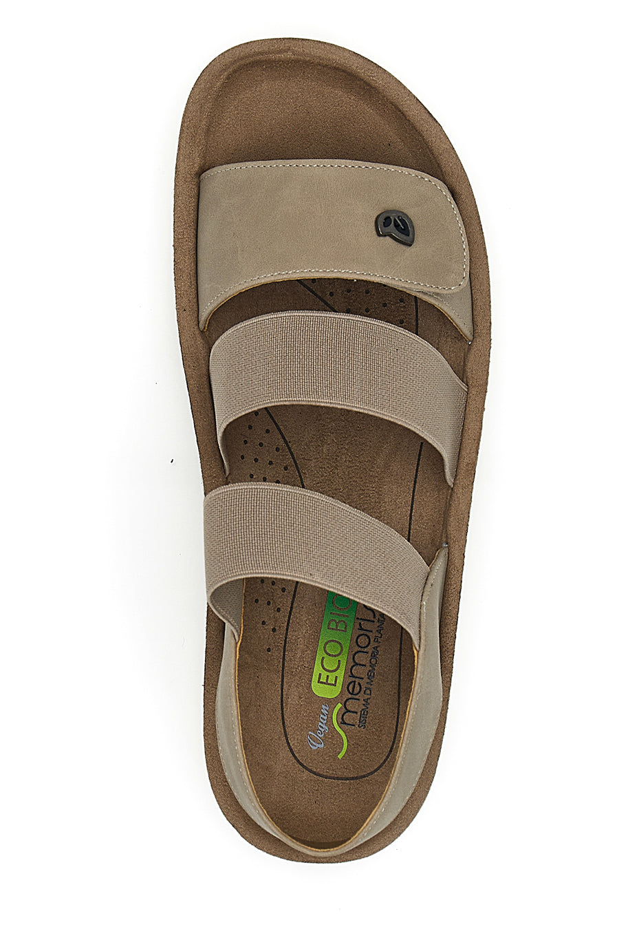 Sandali con Elastico Taupe Eco Bio 221494