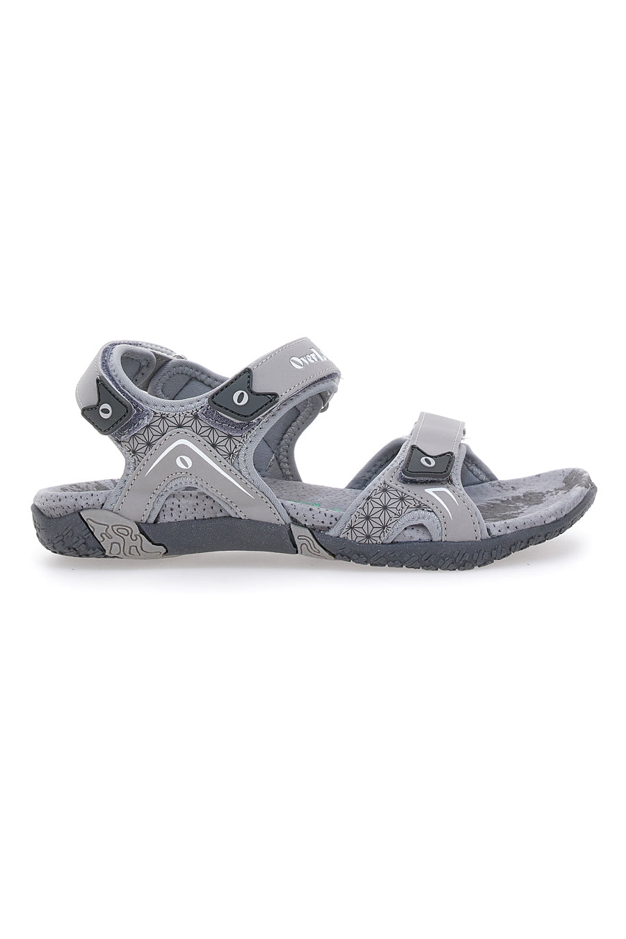 Graue Sportsandalen mit Rissen Overland 22324