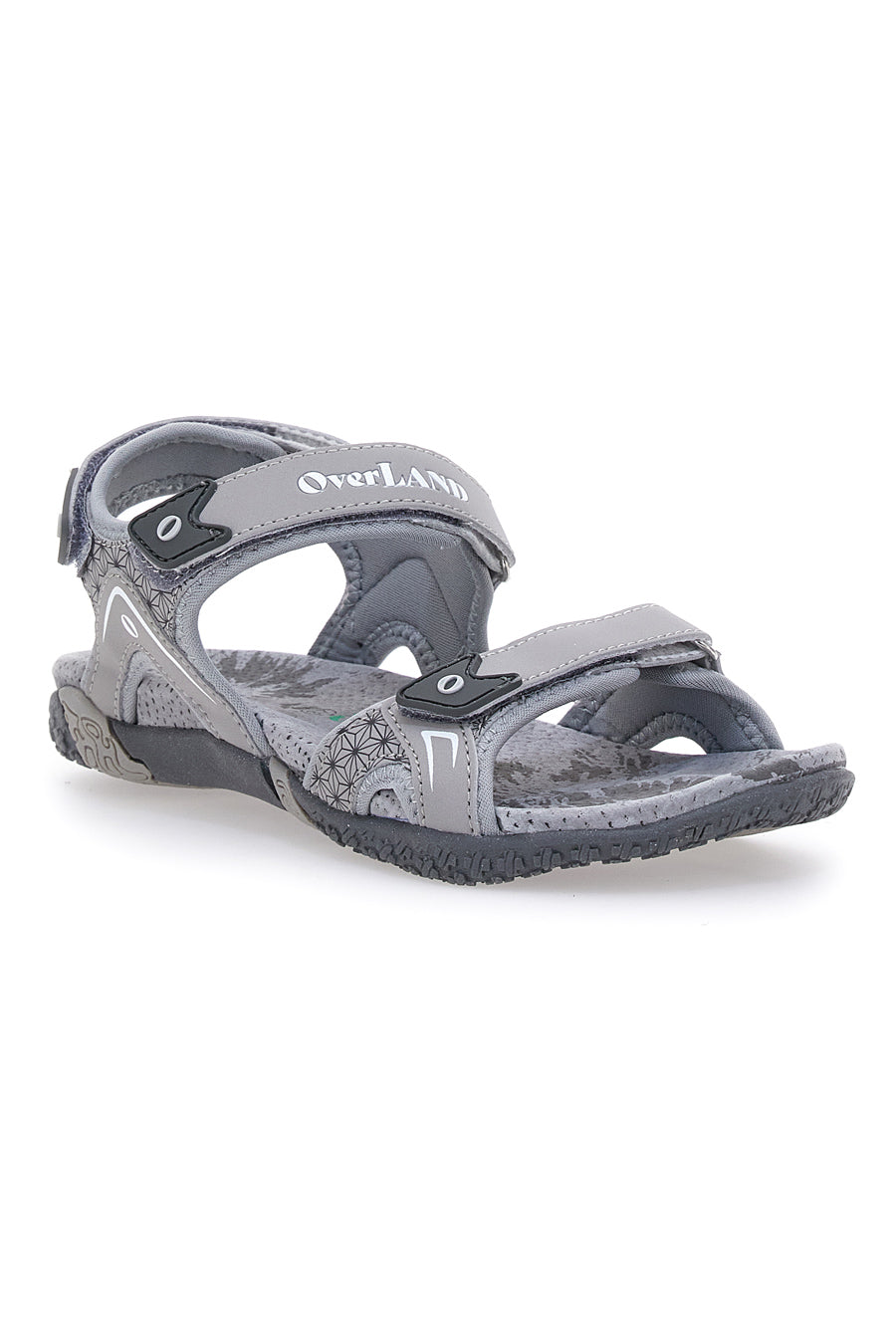 Graue Sportsandalen mit Rissen Overland 22324