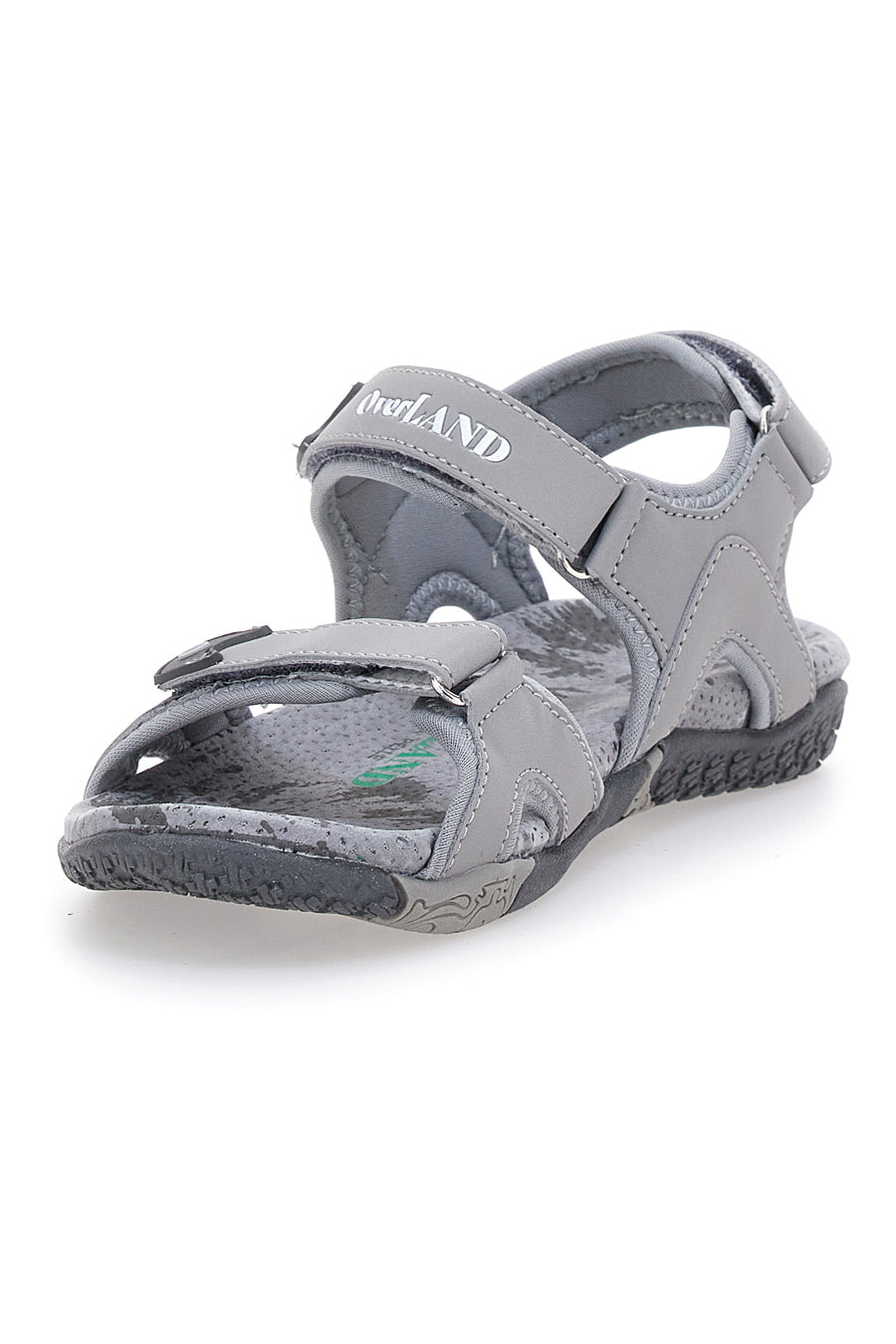 Graue Sportsandalen mit Rissen Overland 22324