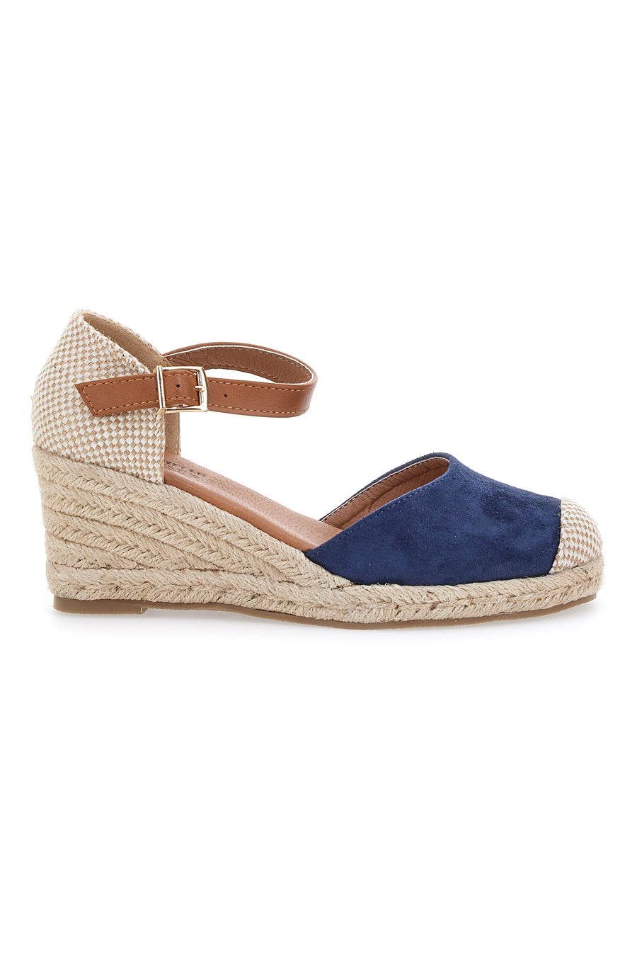 Sandali Espadrillas Blu Con Zeppa Pittarello Sun 201881