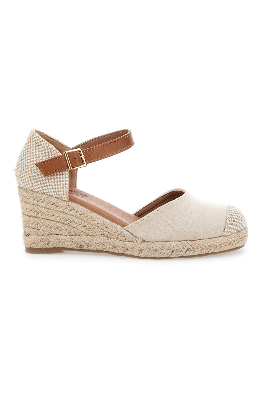 Sandali Espadrillas Biege Con Zeppa Pittarello Sun 201881