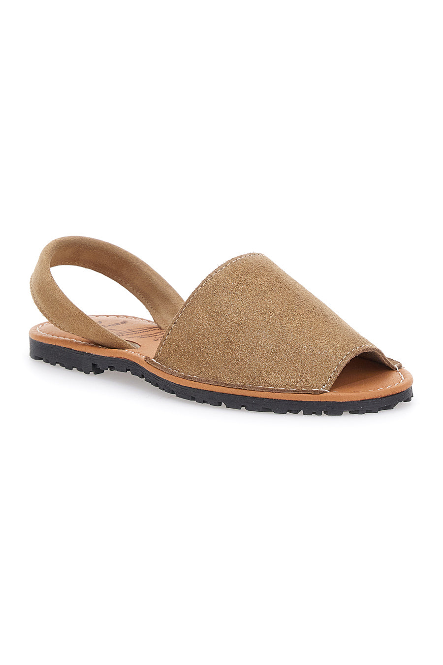 Sandali Minorchine Beige in Pelle Fly Nature 204