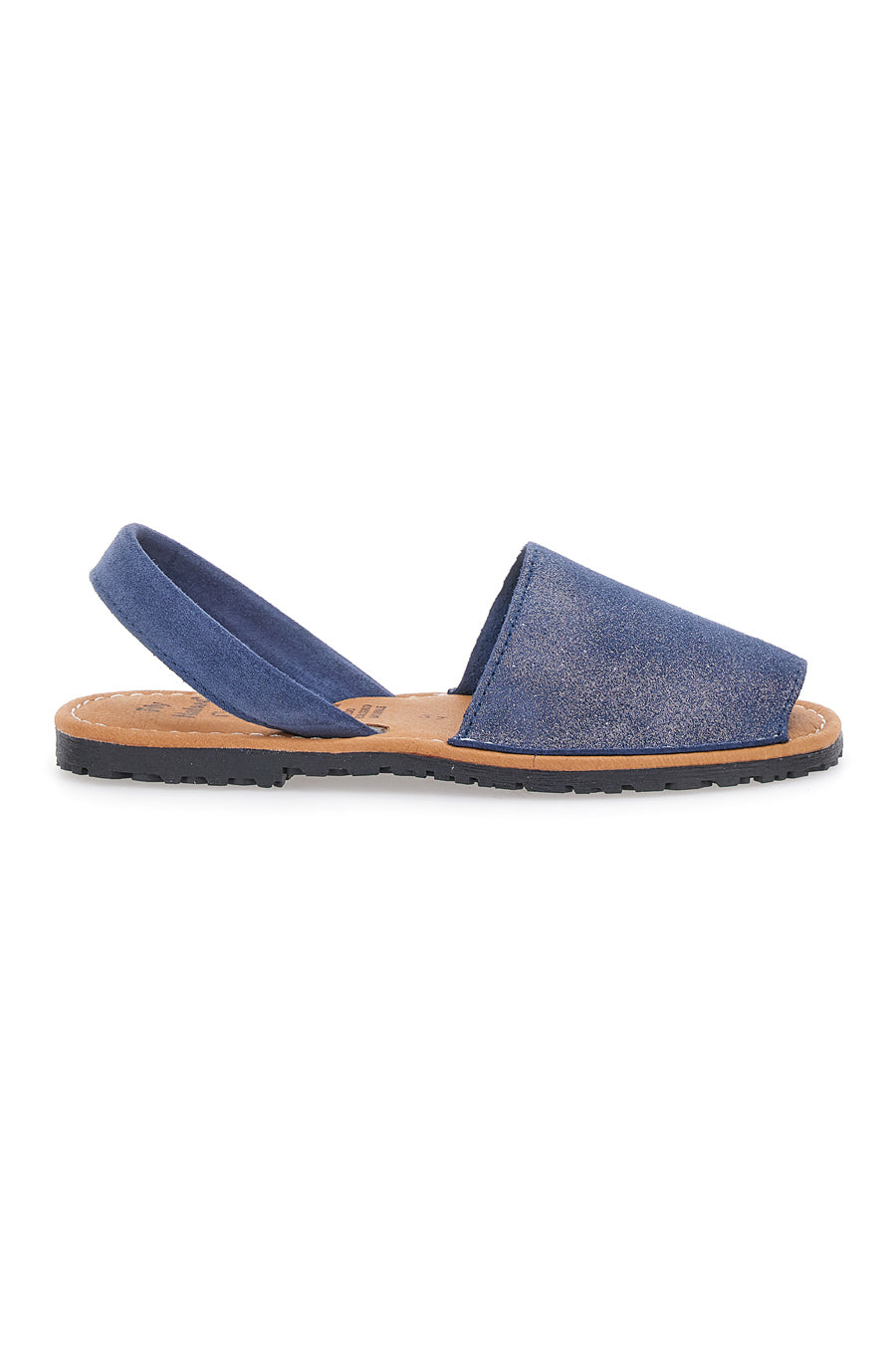 Sandali Minorchine Blu Navy in Pelle Fly Nature 204