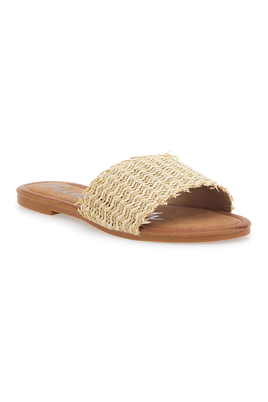 Ciabatte Flat Beige Fun Beach 470