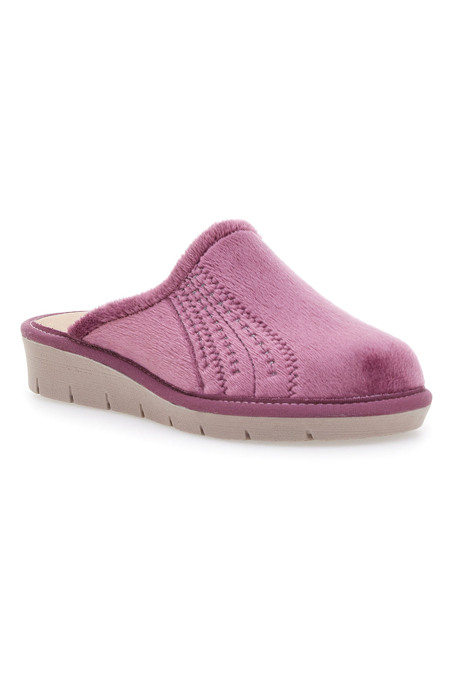 Pantofole rosa con ricamo Beego 7760