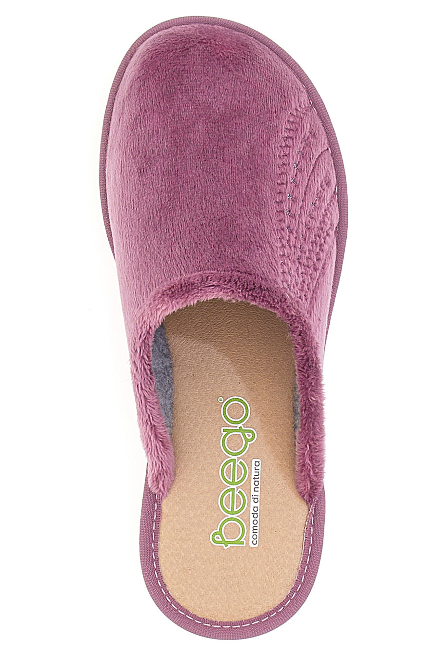 Pantofole rosa con ricamo Beego 7760