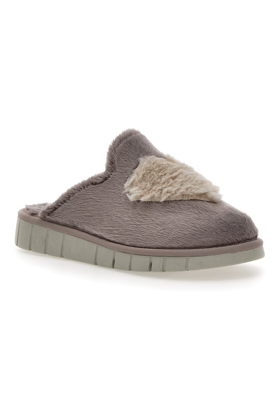 Pantofole Taupe con Cuore Beego 7883