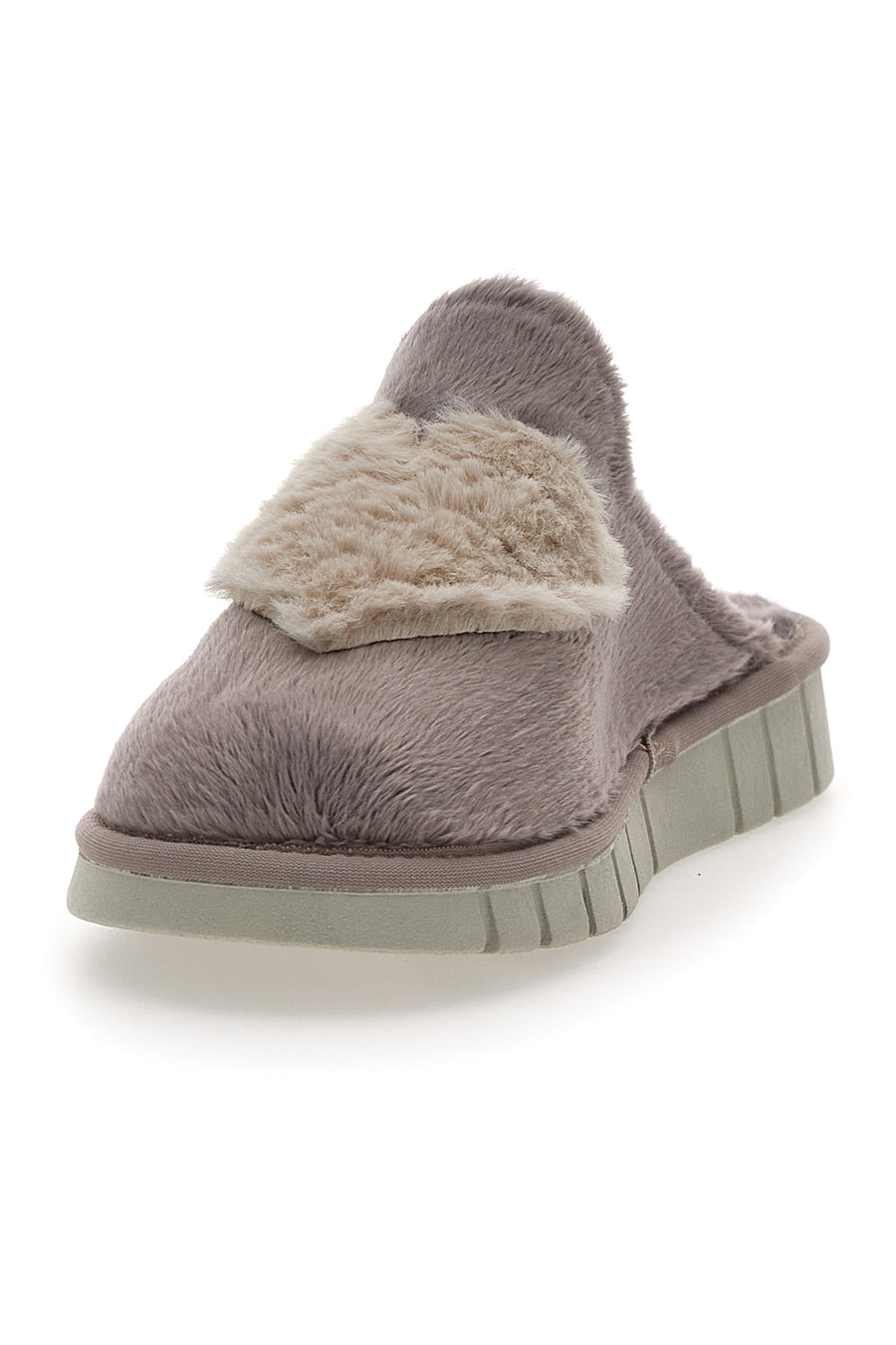 Pantofole Taupe con Cuore Beego 7883