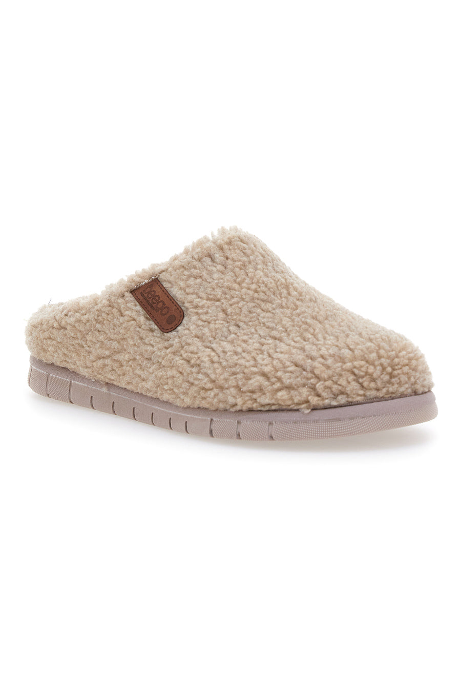 Pantofole teddy taupe Beego 7485