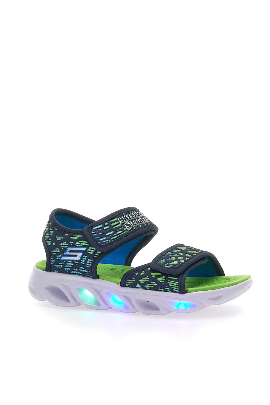 Sandali con Luci Skechers S Light Hypno Splah-Sun Sonic Verdi