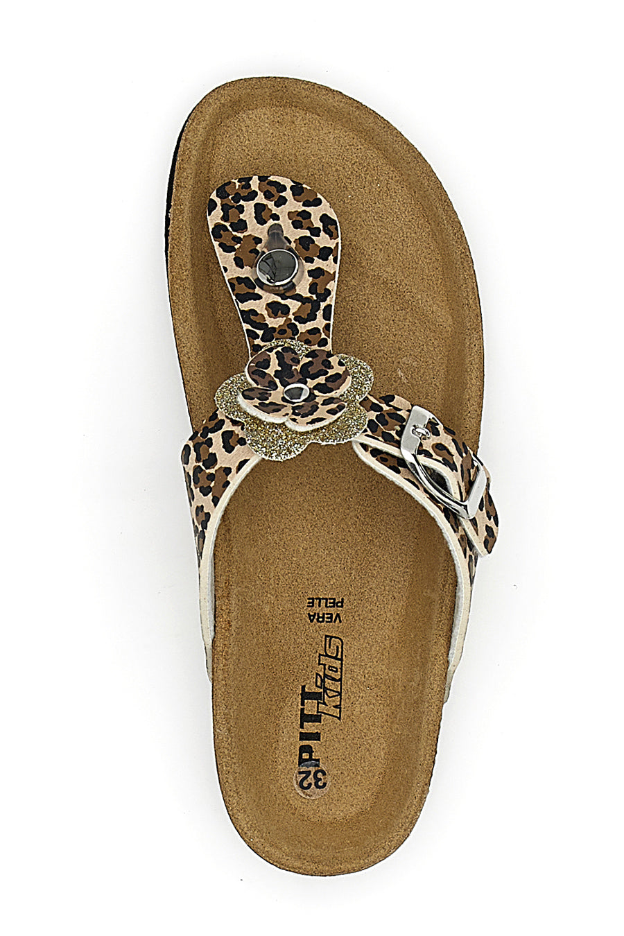 Ciabatte Infradito Pitt Kids 45261 Leopardate