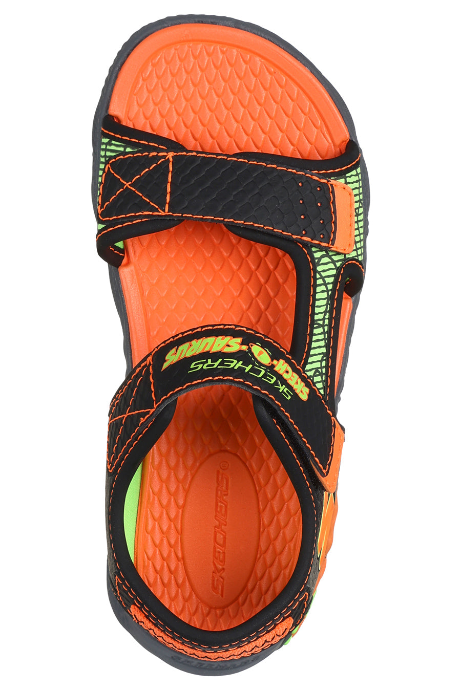 Sandali Arancioni da Bimbi Skechers Creature-Splash