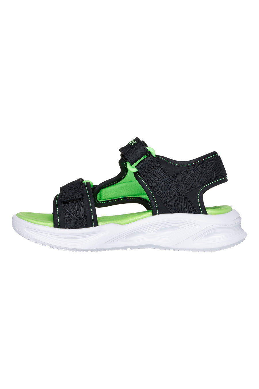 Sandali Neri con Luci da Bimbi Skechers Sola Glow Sandal