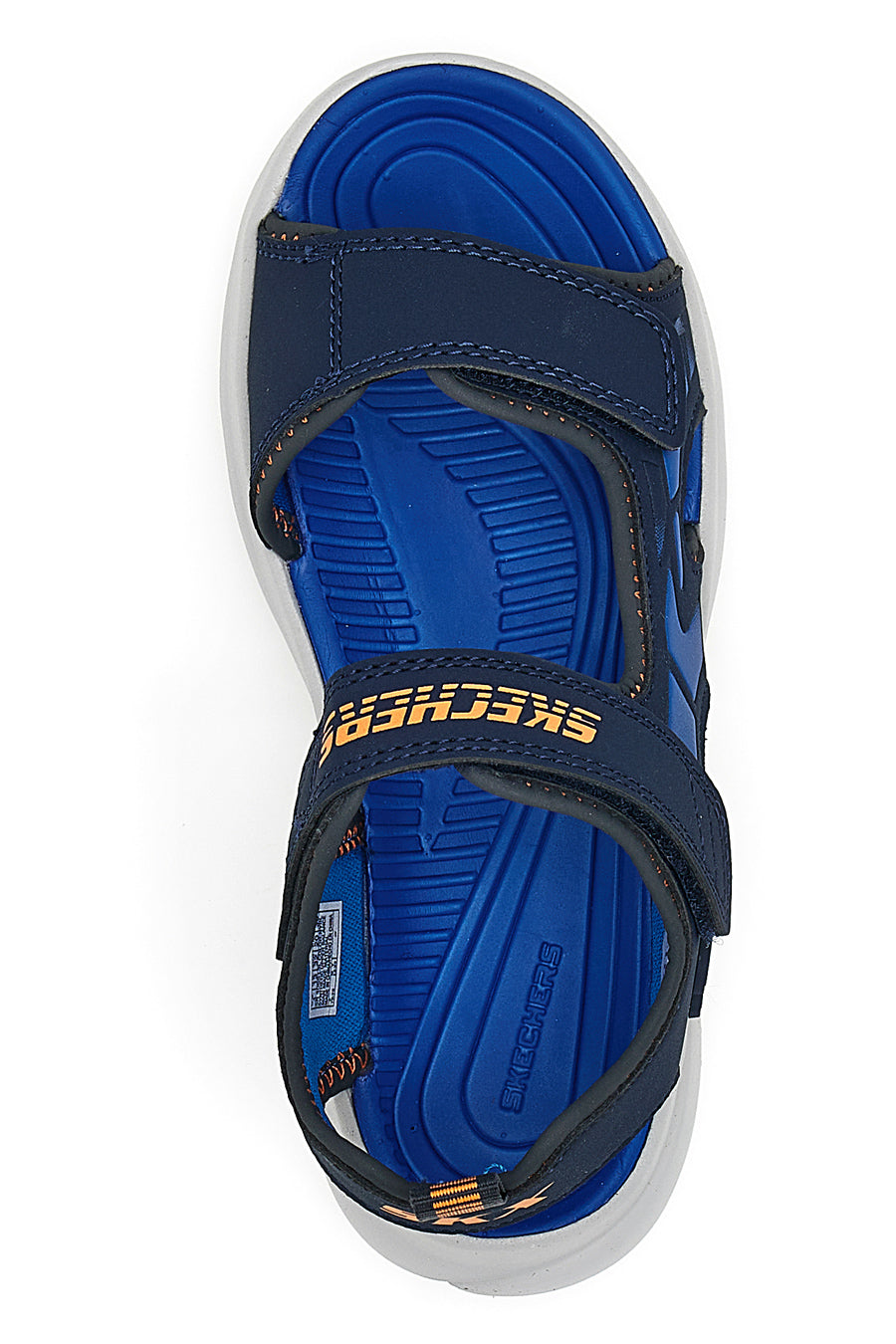 Blaue Skechers Razor Splash Aqua Buddies Stoffsandalen