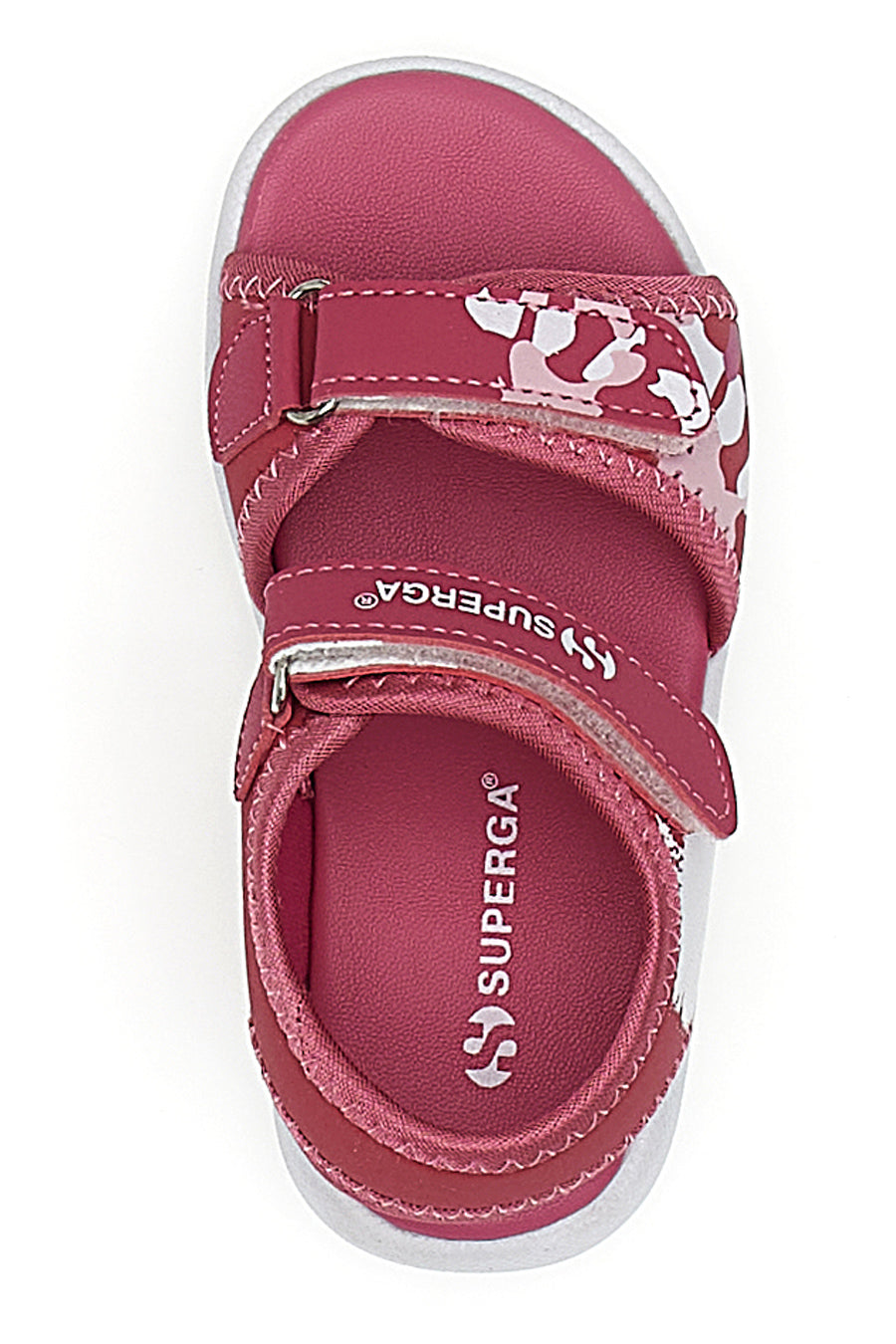 Sandali Fucsia da Bimba con Velcro Superga 63820