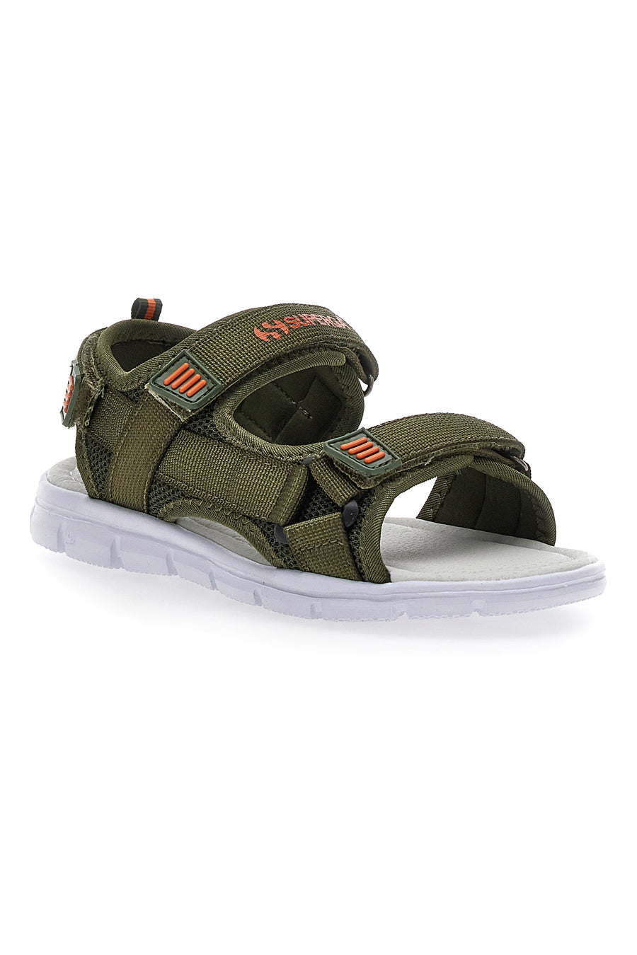 Sandali Verde Militare con Fasce Regolabili con Velcro Superga 83478