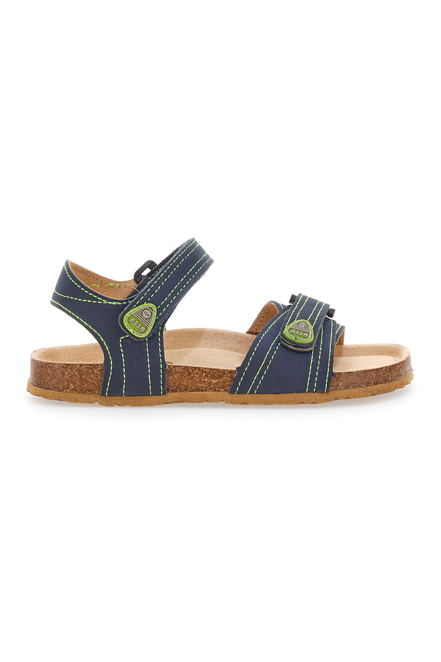 Sandali Blu con Chiusura in Velcro ASSO 64135