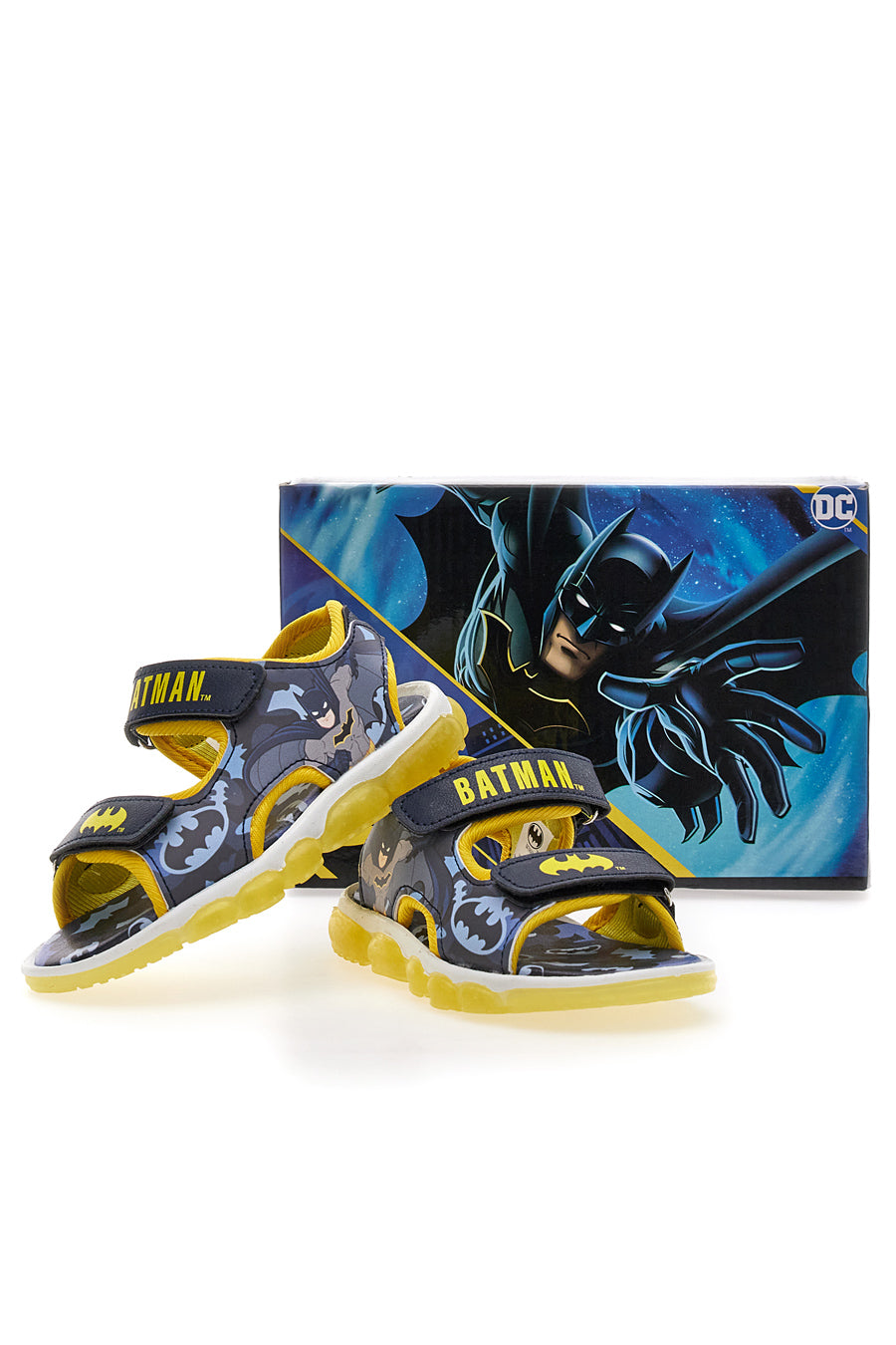 Sandali Blu e Gialli Con Strappi Batman 13306