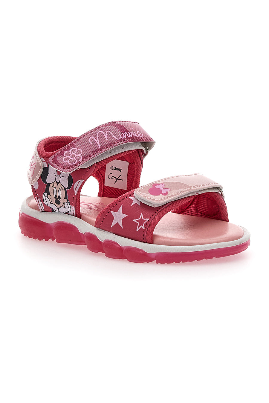 Sandali con Velcro Fucsia Minnie 17308