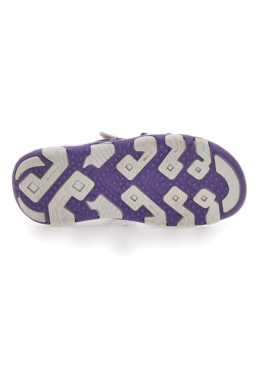 Sandali Viola e Argento Con Strappi In Velcro Frozen 17308