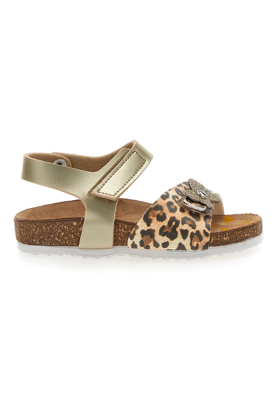 Sandali Leopardati con Velcro Pittarello Bio 257741