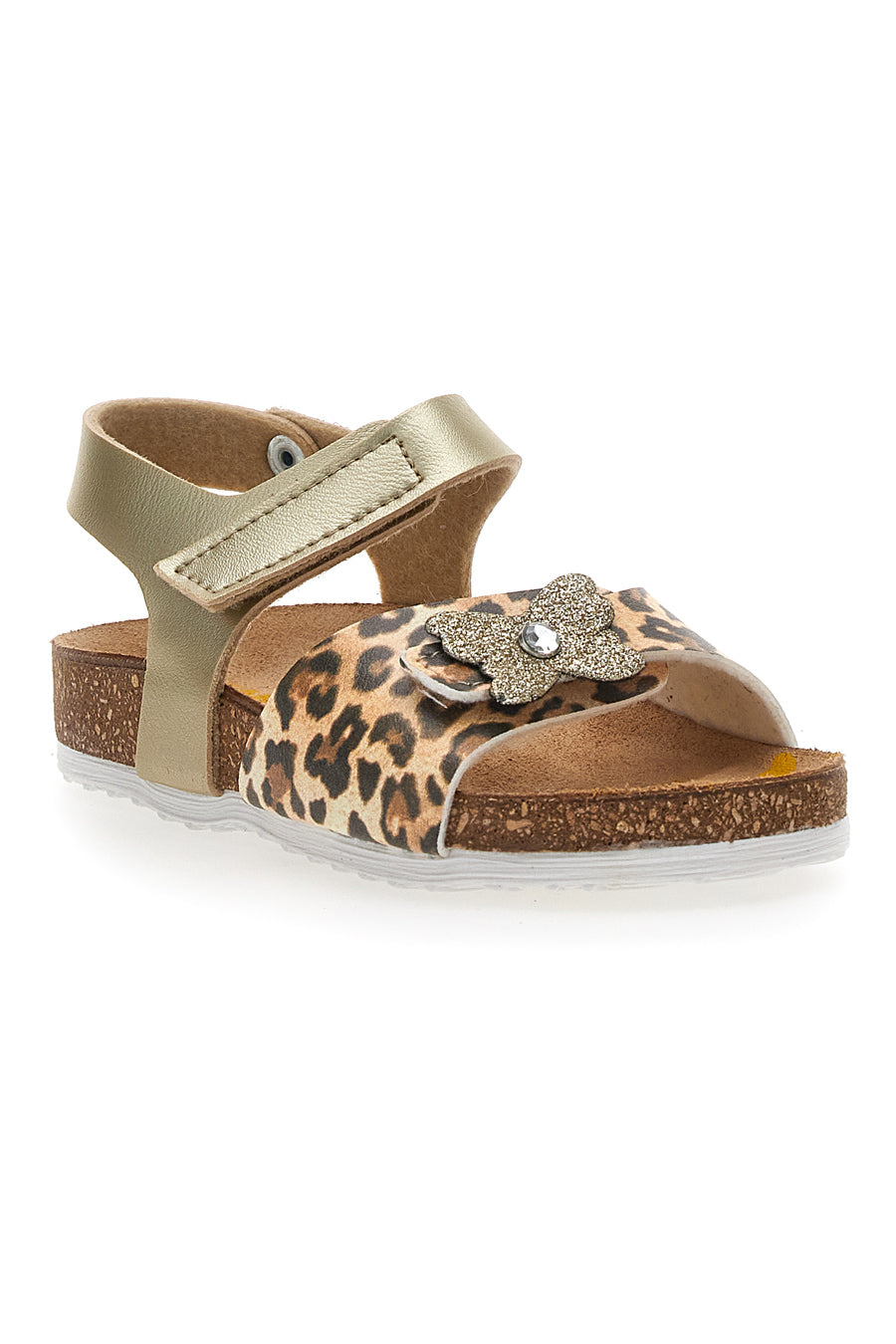 Sandali Leopardati con Velcro Pittarello Bio 257741