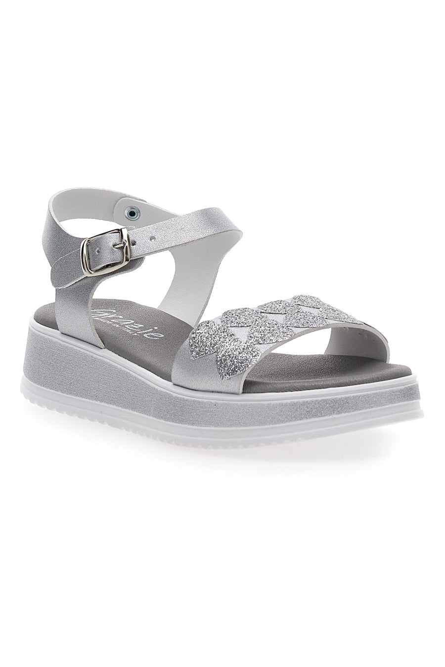 Elegante weiße Zeremoniensandalen Grazie Girl 11244159