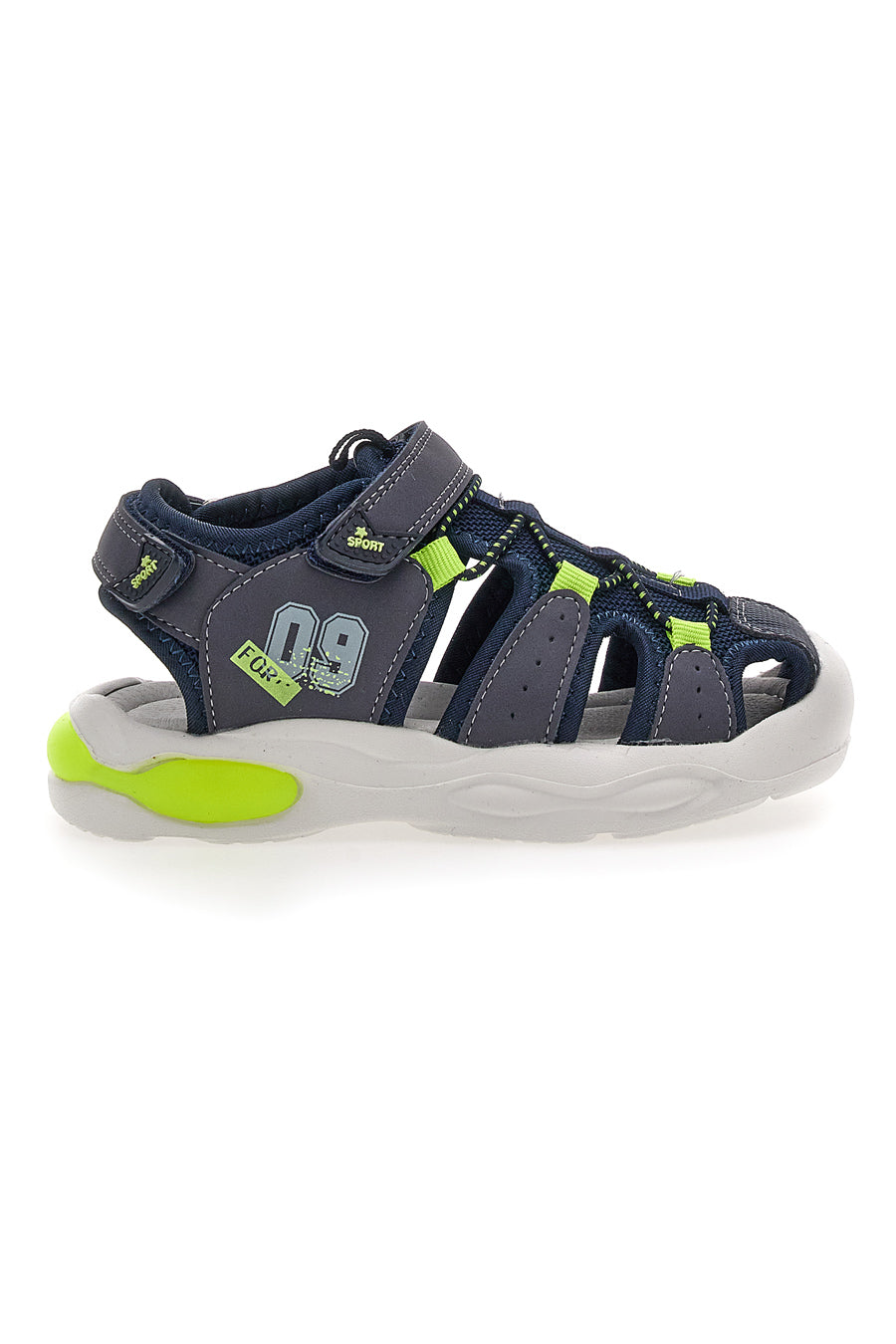 Sandali Blu con Velcro Pitt Kids 2205003