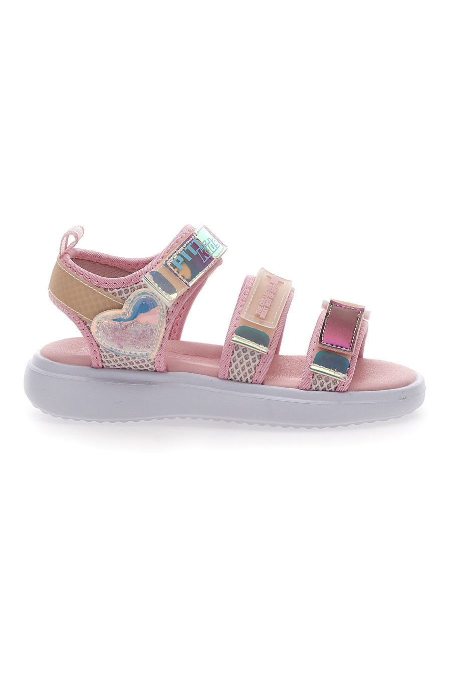 Sandali Bimba Rosa Con Strappo in Velcro Pitt Kids 2208903