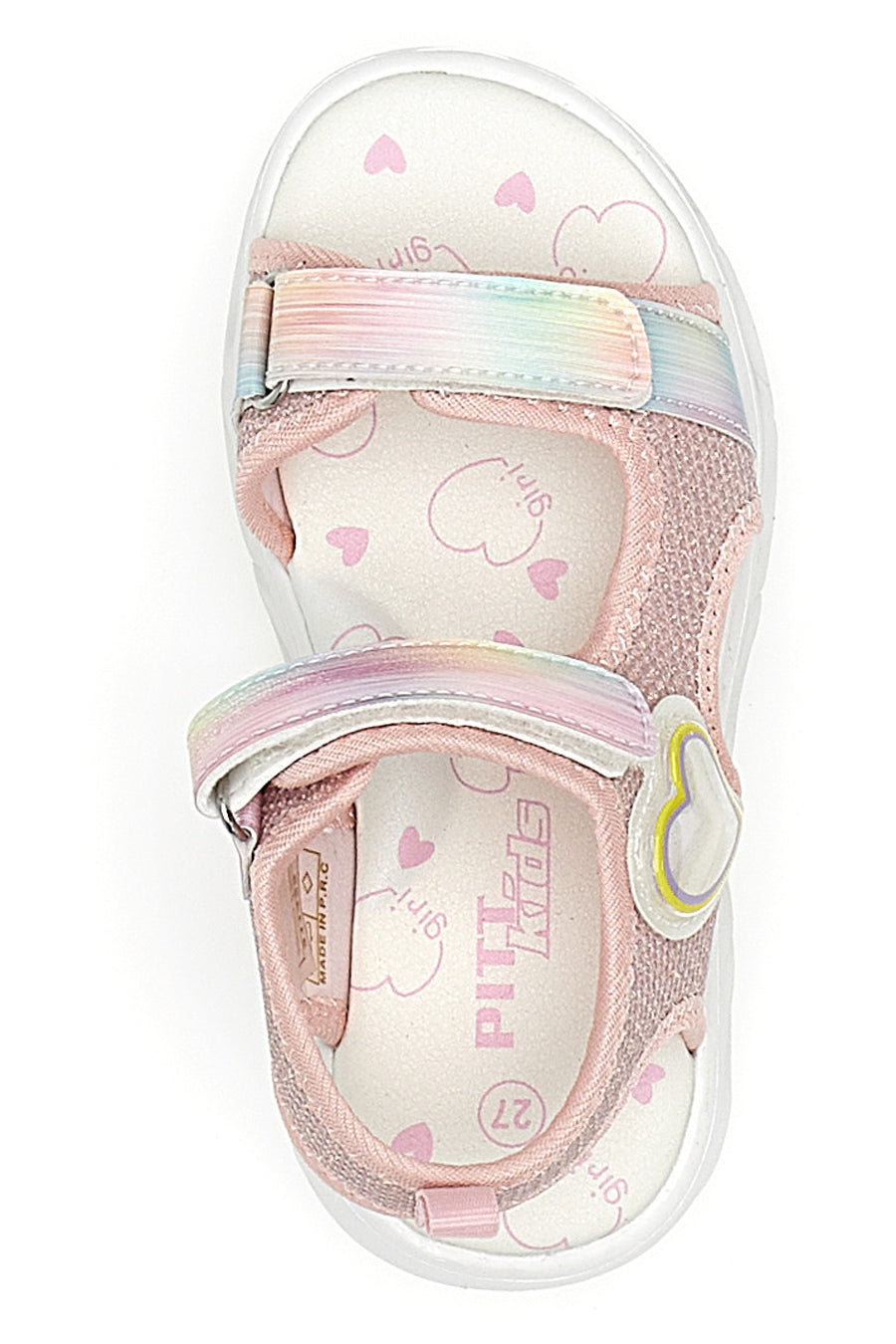 Sandali Rosa con Luci da Bimb* Pitt Kids 211425