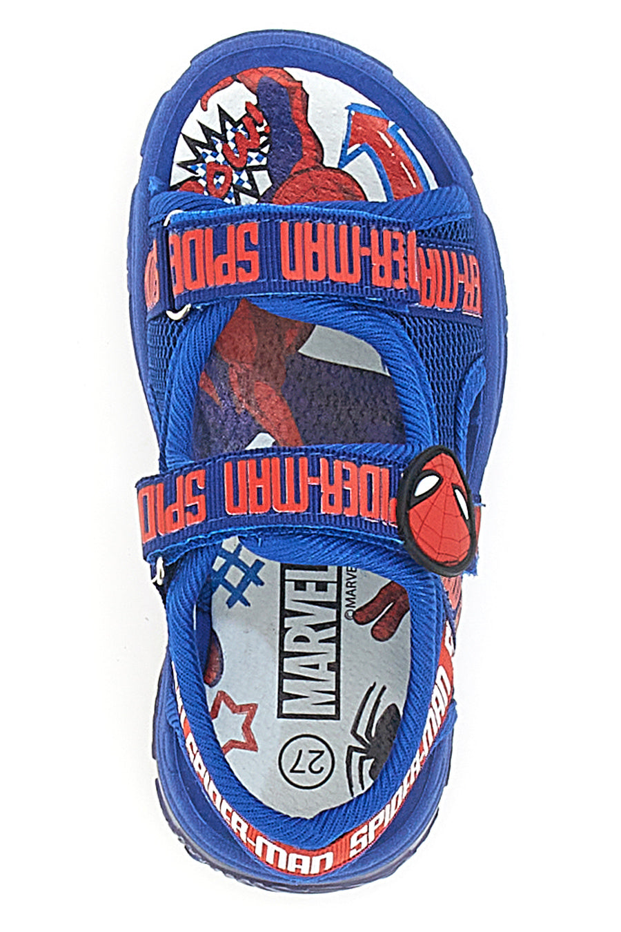 Sandali Blu con Velcro Disney Spiderman 1310423