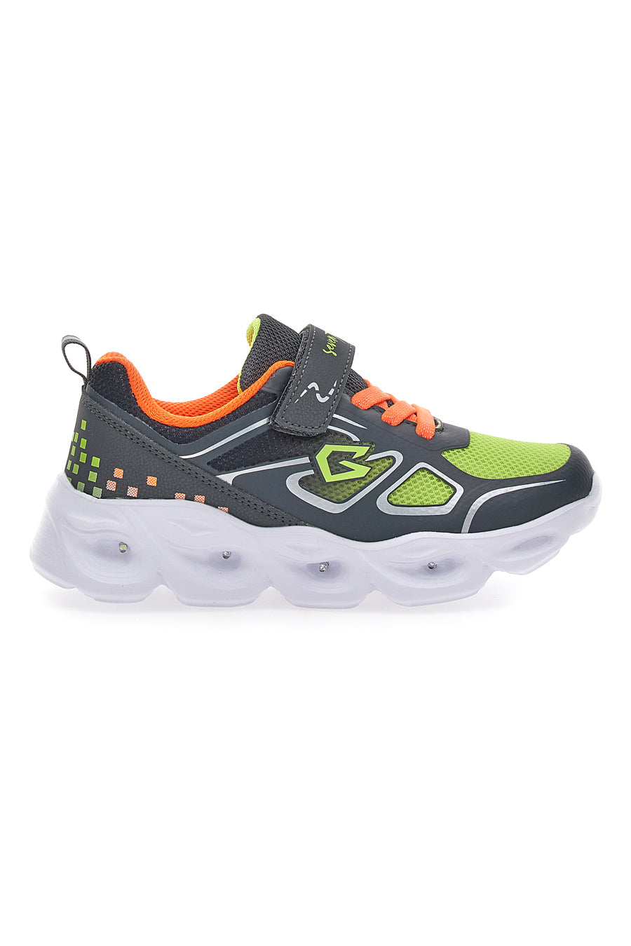 Sneakers Grigie e Lime Seven Oaks  2208