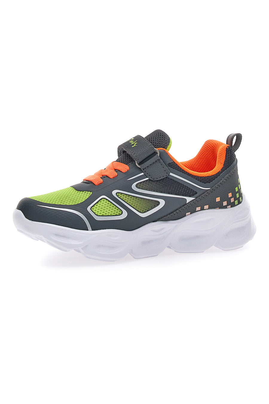 Sneakers Grigie e Lime Seven Oaks  2208