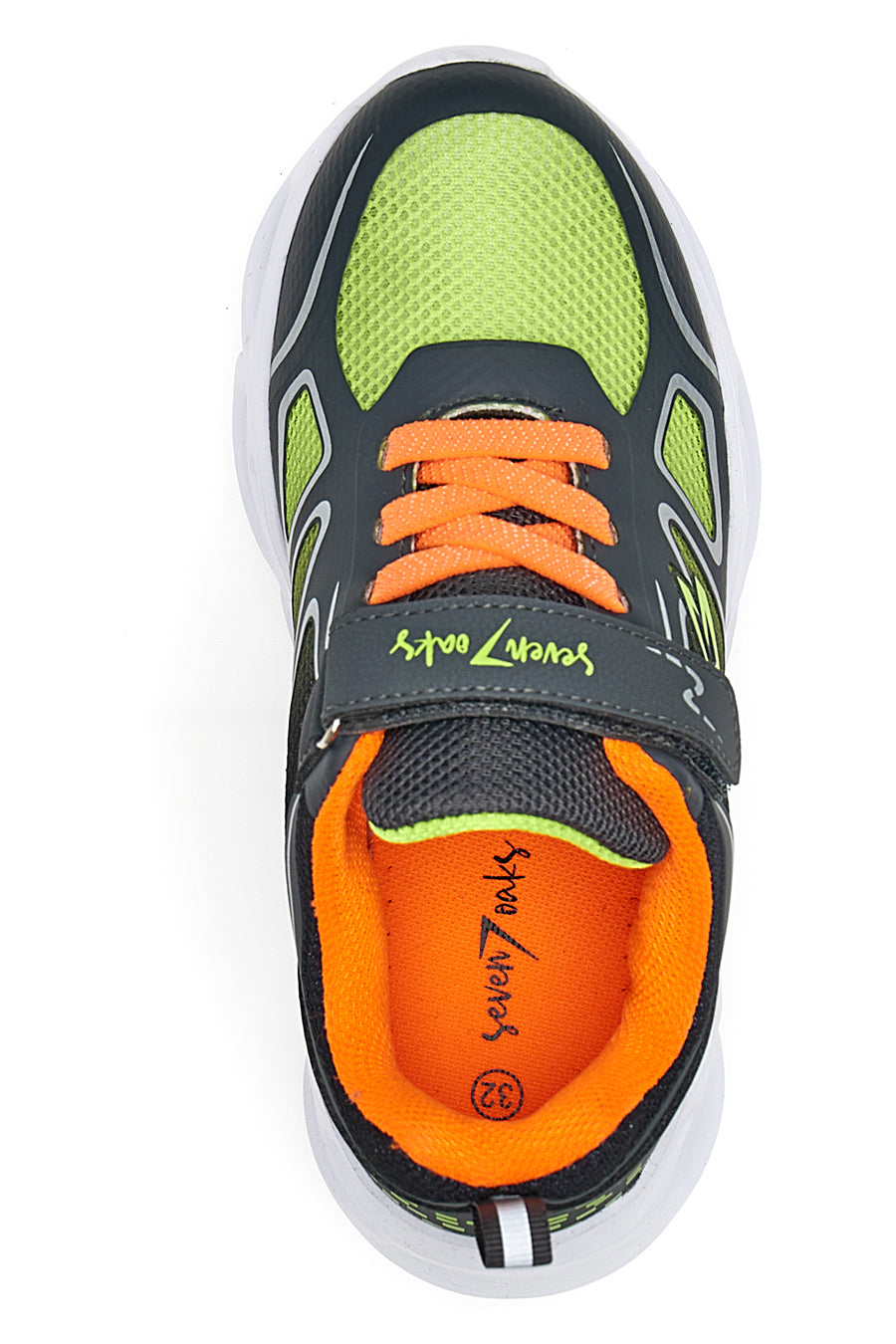 Sneakers Grigie e Lime Seven Oaks  2208