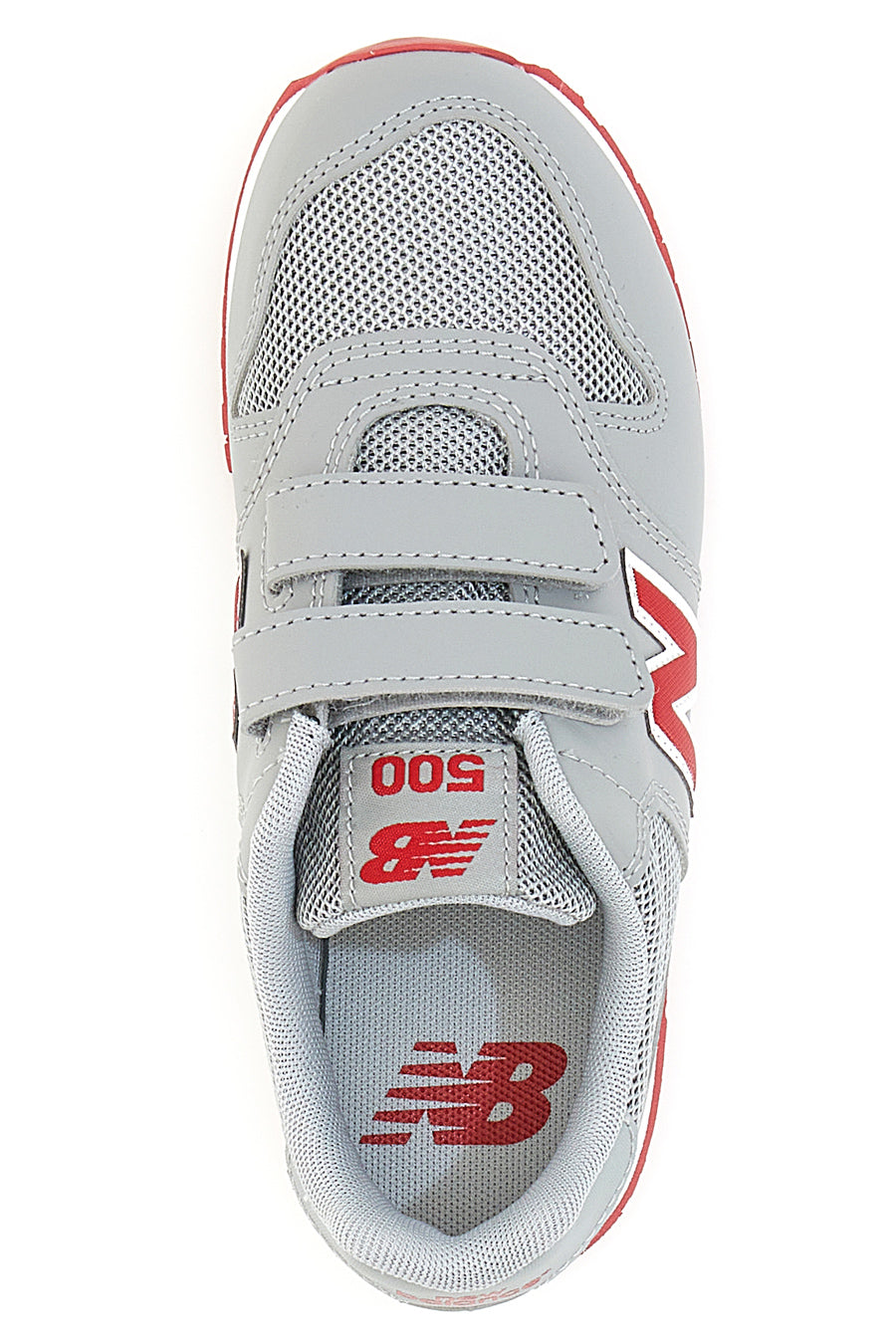 Sneakers New Balance 500 Grigie e Rosse