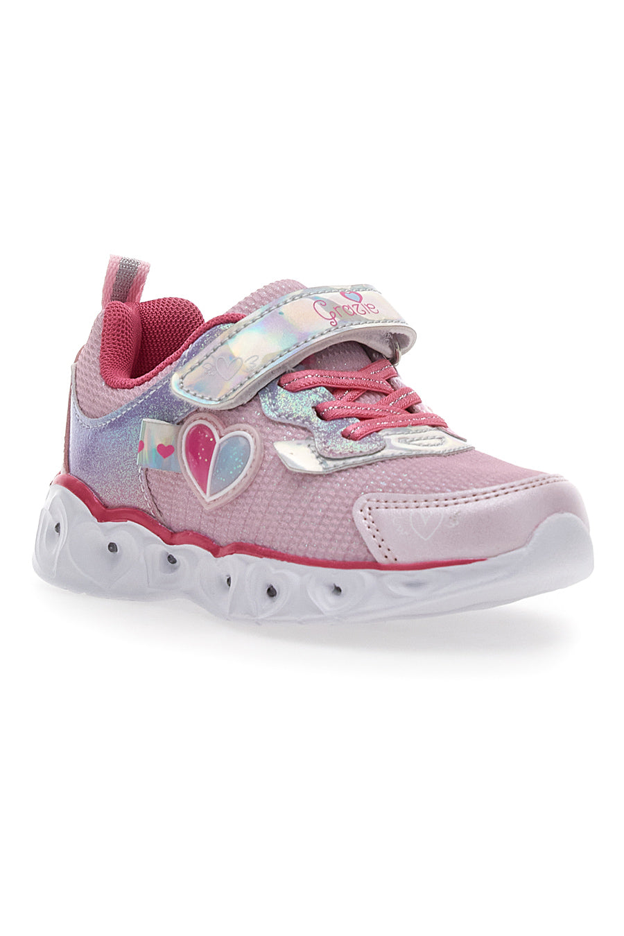 Sneakers con Luci Grazie 2260 Rosa