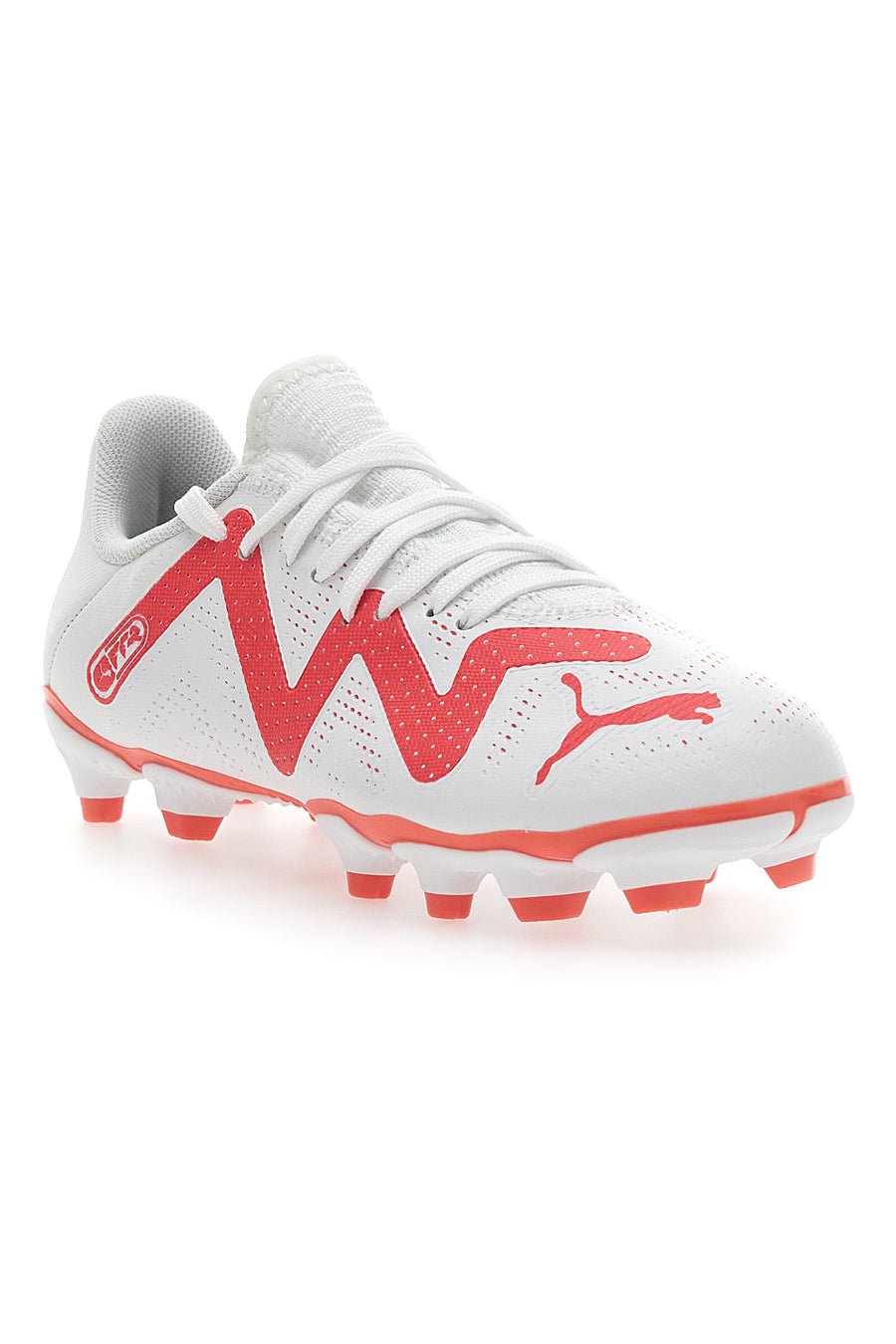 Scarpe da Calcio Puma Future Play Fg/Ag Jr Bianche