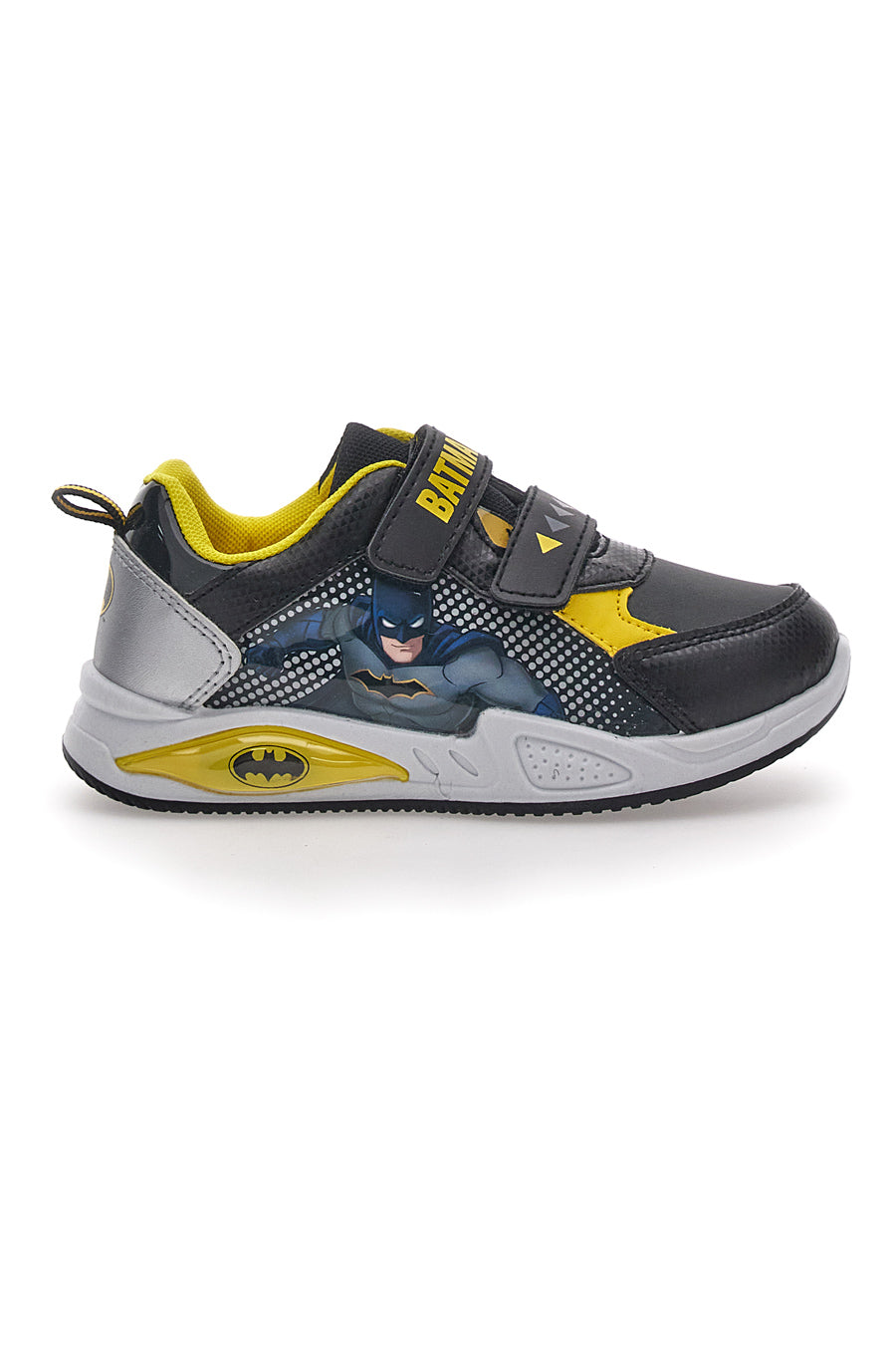 Sneakers Nere e Gialle Con Luci Batman 14606