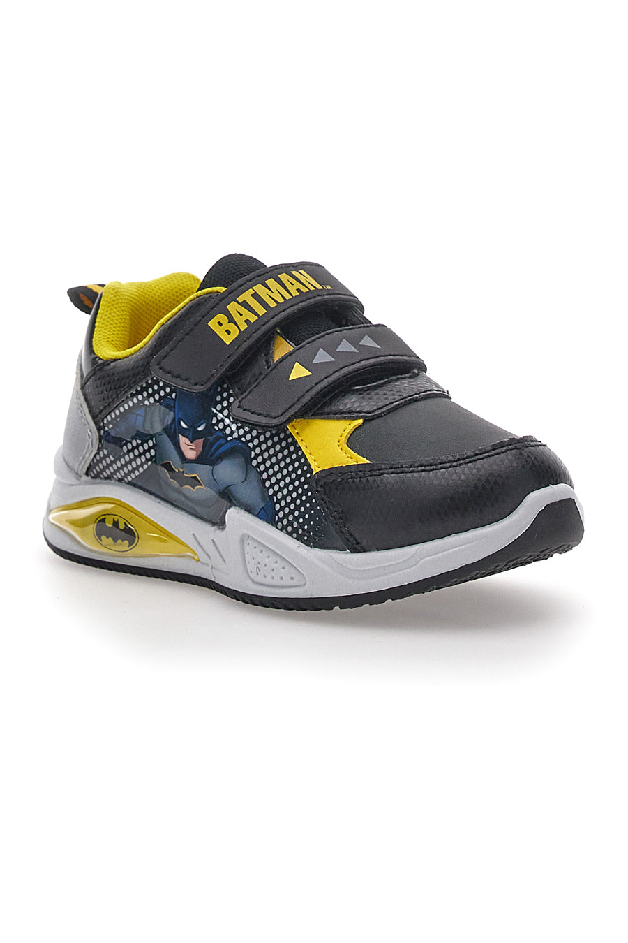 Sneakers Nere e Gialle Con Luci Batman 14606