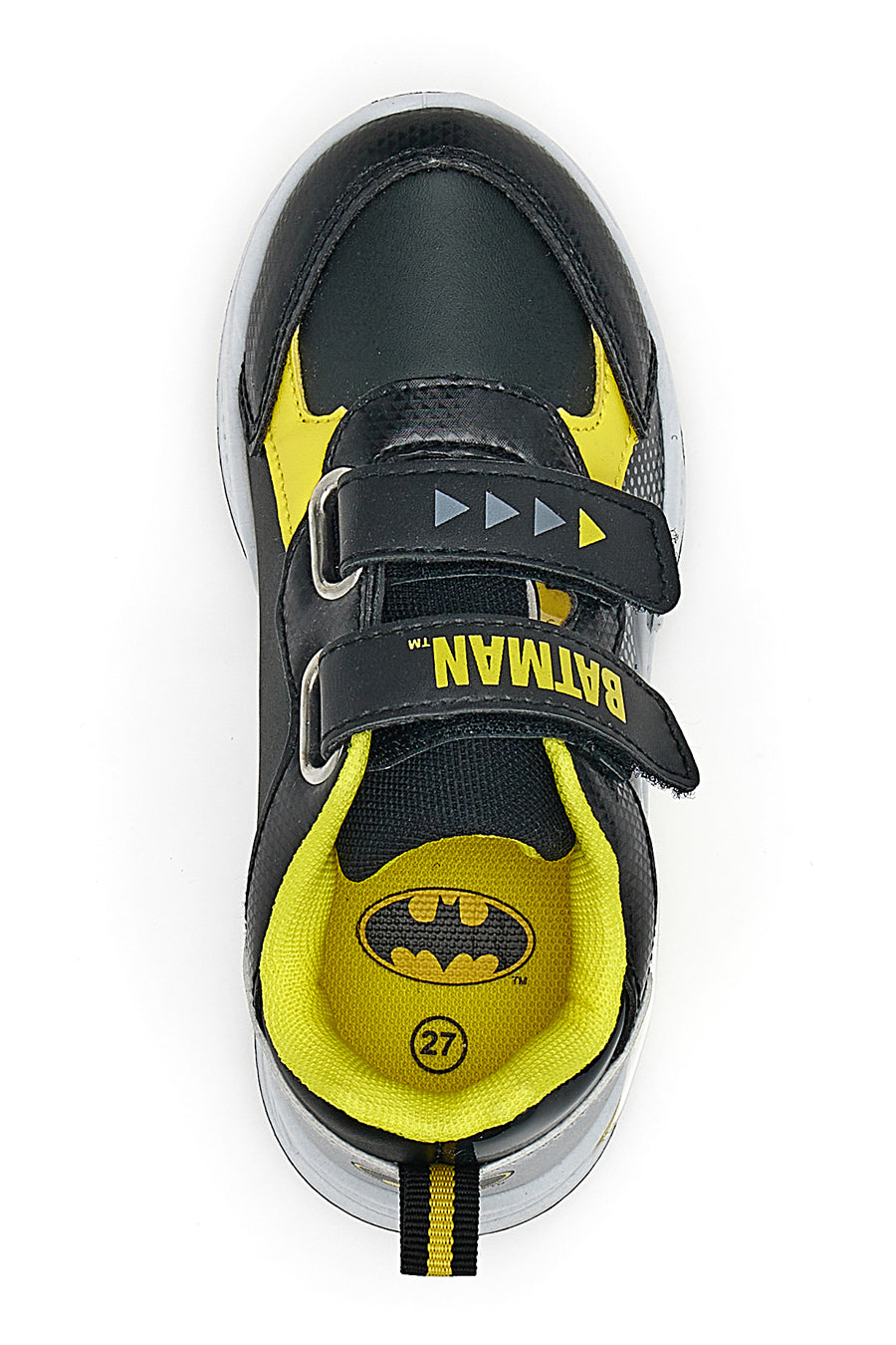 Sneakers Nere e Gialle Con Luci Batman 14606