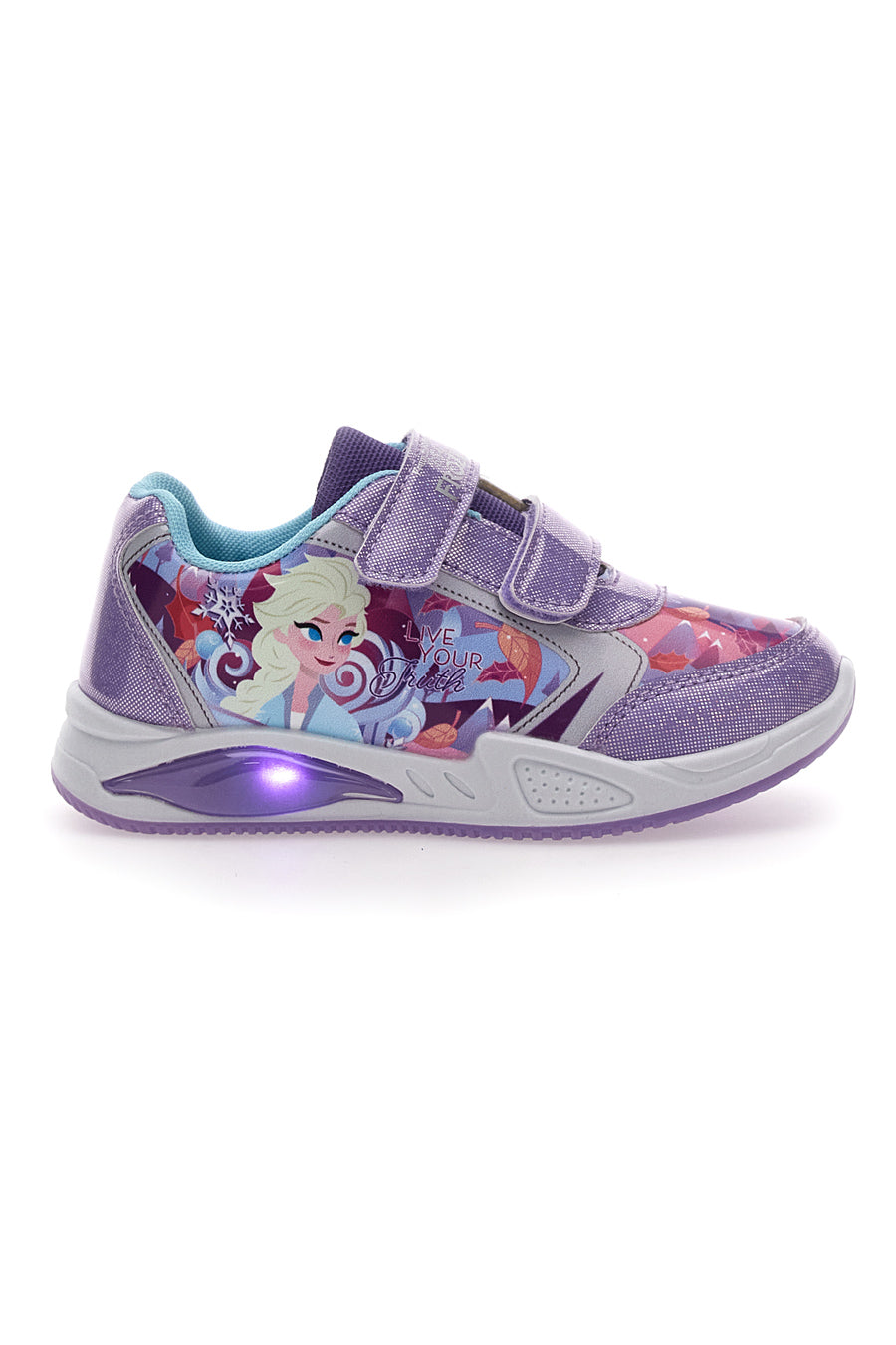 Sneakers Viola Con Luci Frozen 16613