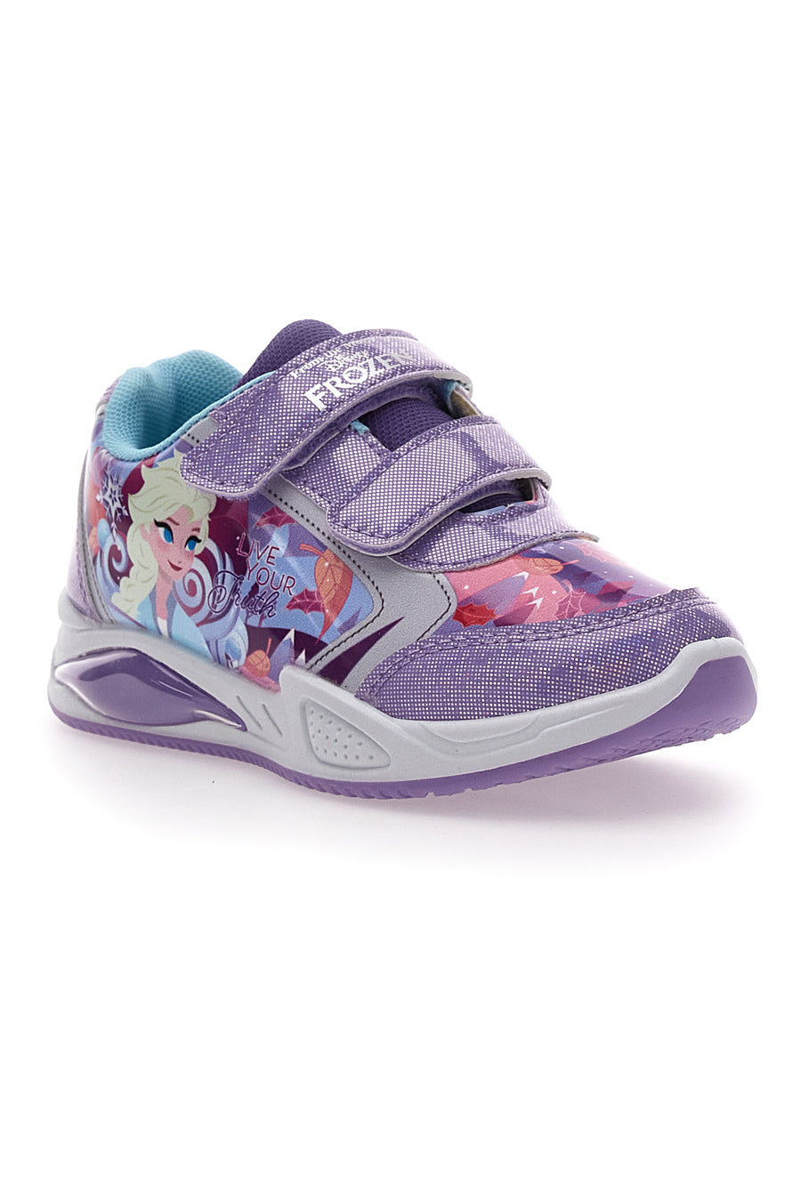 Sneakers Viola Con Luci Frozen 16613