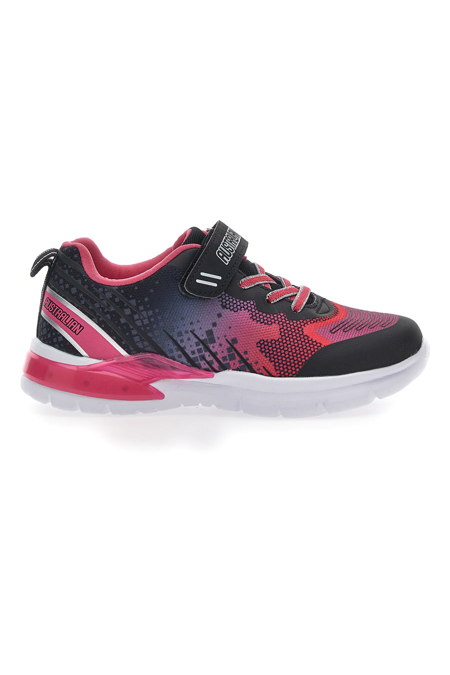 Sneakers con Luci Australian 100 Nere e Rosa