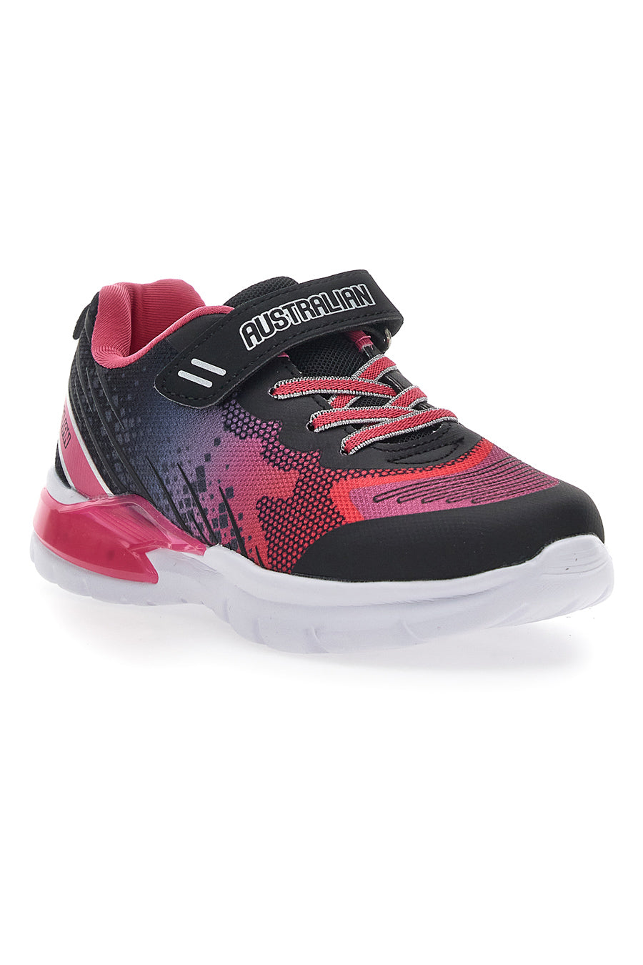 Sneakers con Luci Australian 100 Nere e Rosa