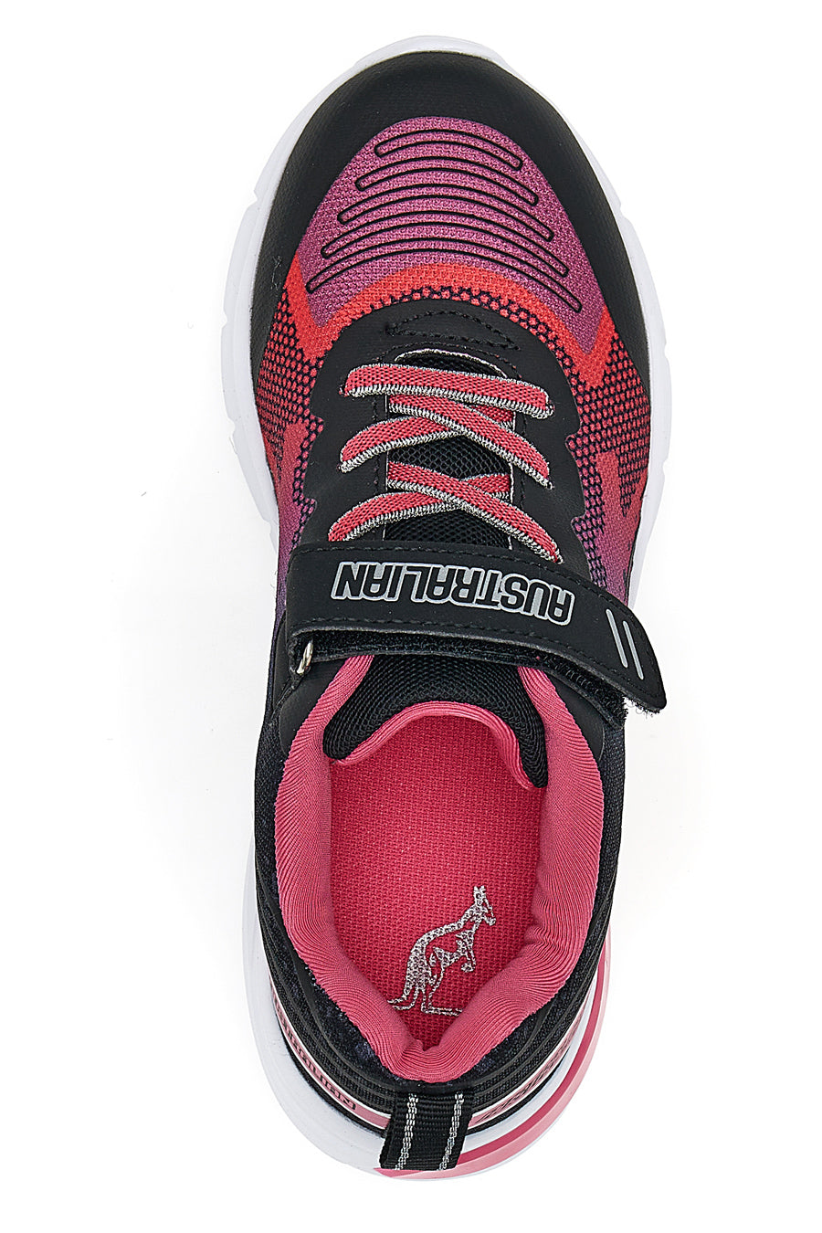 Sneakers con Luci Australian 100 Nere e Rosa