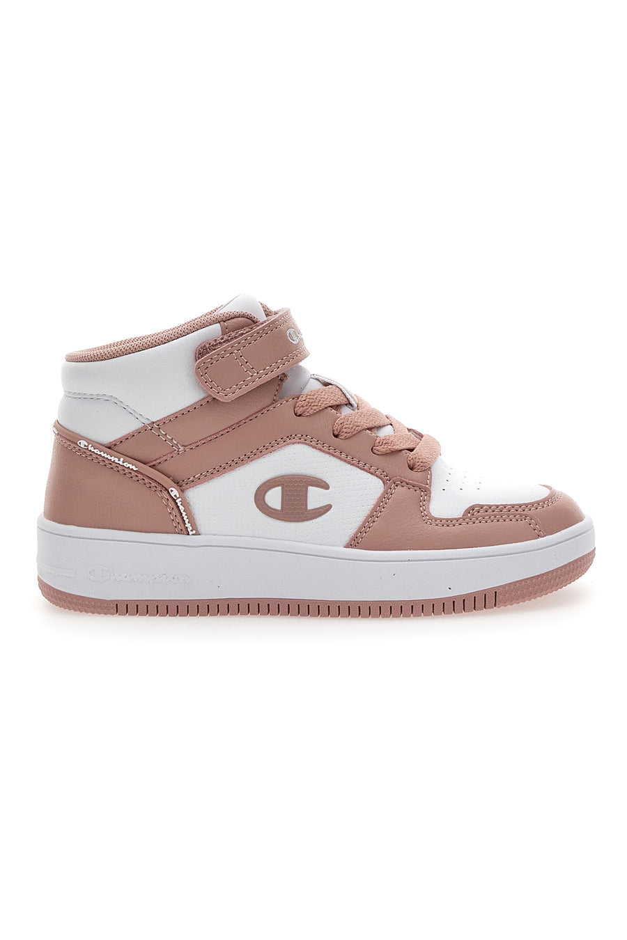 Sneakers Champion Rebound 2 Mid G Ps Bianche e Rosa